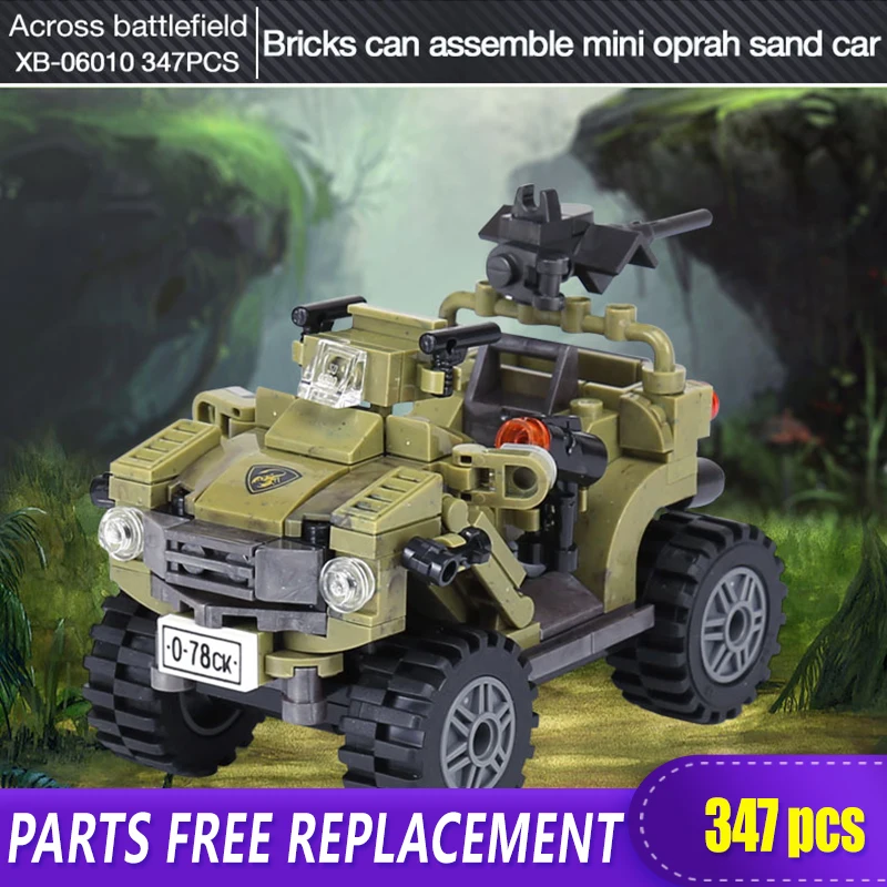 kf H7db625b487fd419ba0f7cb93ac4def28r XINGBAO 06010 Genuine 347Pcs Military Series The Oprah Sand Car Set Building Blocks Bricks With Figure - XINGBAO Blocks