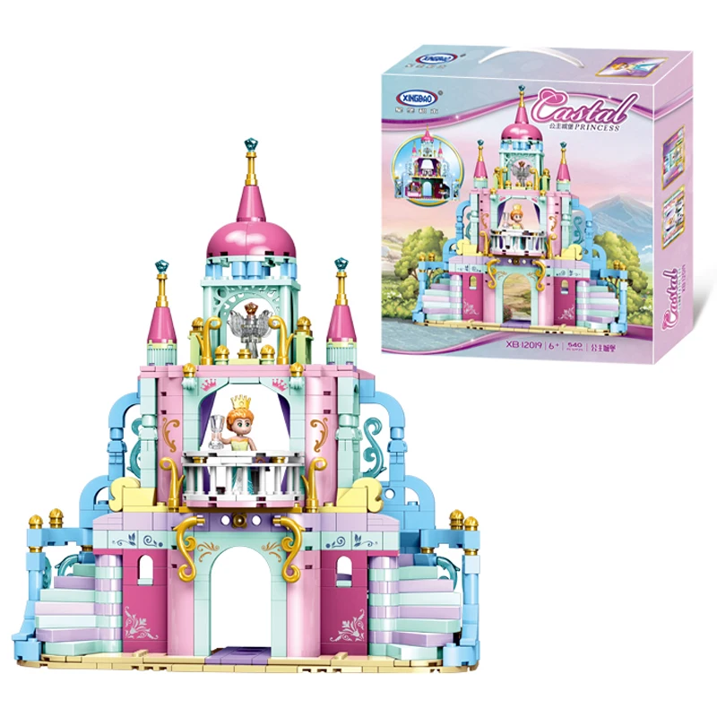 kf HTB10GQHbcfrK1RkSnb4q6xHRFXaE Xingbao 12019 Snow White Princess Castle Building Blocks with Figure Blocks for Girls s Dream Princess - XINGBAO Blocks