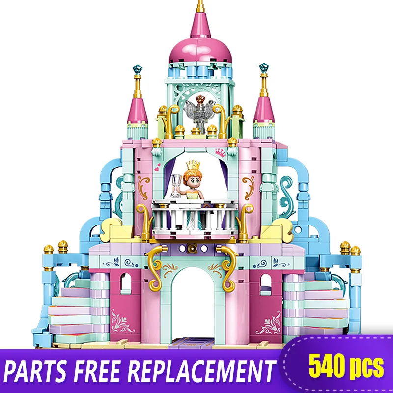 kf HTB1ACLGT4YaK1RjSZFnq6y80pXaM Xingbao 12019 Snow White Princess Castle Building Blocks with Figure Blocks for Girls s Dream Princess - XINGBAO Blocks